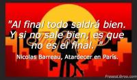 Atardecer en Pars, Nicolas Barreau