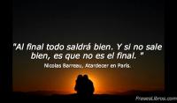 Atardecer en Pars, Nicolas Barreau
