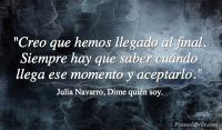 Dime quin soy, Julia Navarro
