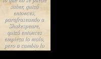 As empieza lo malo, Javier Maras