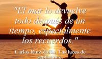 Las luces de septiembre, Carlos Ruiz Zafn