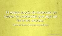 Efectos secundarios, Germn Sierra
