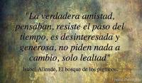 El bosque de los pigmeos, Isabel Allende