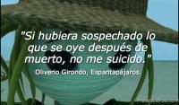Espantapjaros, Oliverio Girondo