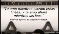 El cuaderno de Noah, Nicholas Sparks