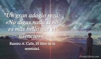 El libro de la serenidad, Ramiro A. Calle