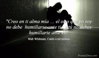 Canto a m mismo, Walt Whitman