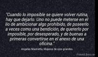 Mujeres de ojos grandes, Angeles Mastretta