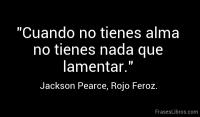 Rojo Feroz, Jackson Pearce