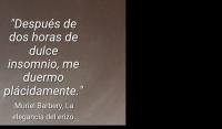 La elegancia del erizo, Muriel Barbery