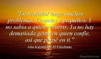 El Estudiante, John Katzenbach