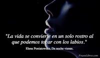 De noche vienes, Elena Poniatowska