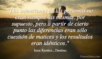 Destino, Imre Kertsz.
