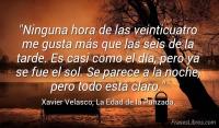 La Edad de la Punzada, Xavier Velasco