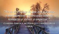 MUJERES QUE CORREN CON LO LOBOS, CLARISSA PINKOLA