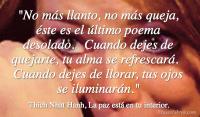 La paz est en tu interior, Thich Nhat Hanh