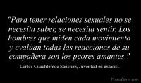 Juventud en xtasis , Carlos Cuauhtmoc Snchez