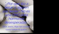 Algo tan sencillo como tuitear te quiero, Blue Jeans