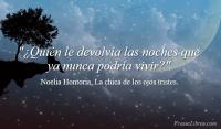 La chica de los ojos tristes, Noelia Hontoria