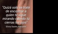 Baluarte, Elvira Sastre