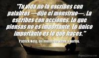 Un monstruo viene a verme, Patrick Ness