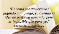 No me olvides nunca, Julie Soto